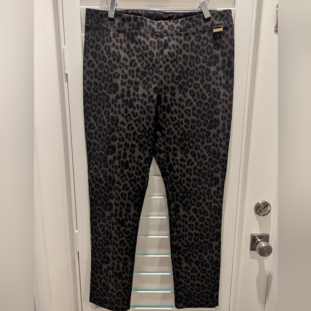 Calvin Klein leopard ponte legging large